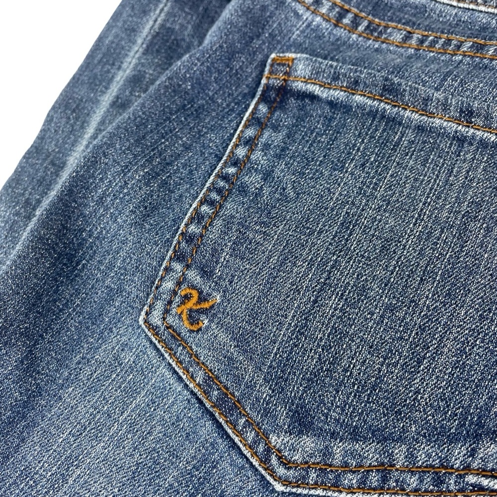 Kut From The Kloth Cameron Straight Leg Cuffed Jeans Sz 8 - Picture 5 of 11